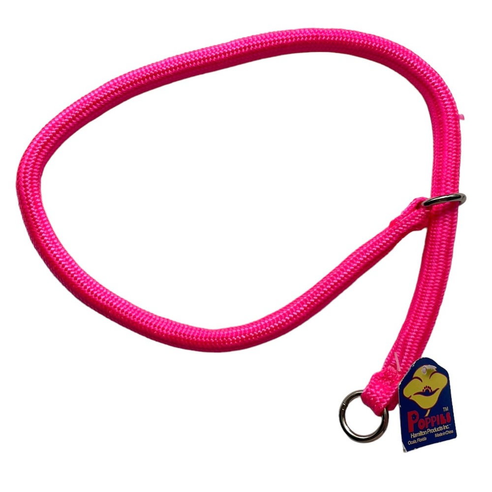 NEW Pink Rope Slip Dog Collar